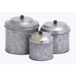 Recipiente Metálico Galvanizado de Excelente Calidad, Caja de Almacenamiento Hecha a Mano, Tamaño Personalizado para Uso en el Hogar, Hotel y Cocina - Product Image 6