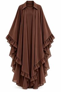 ผู้ผลิต Yibaoli ฮิญาบคลุมผมแบบยาวสไตล์ฝรั่งเศส 13 สี ลายดอกไม้ สำหรับงานปาร์ตี้ สวมใส่สบาย ทรงหลวม ผลิตจากโพลีเอสเตอร์ เหมาะสำหรับละหมาดและเดือนรอมฎอน - Product Image 4