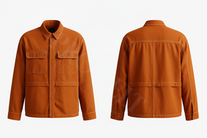 Camisas de Vestir Ligeras para Trabajo al Aire Libre, Cierre de Botones Personalizado, Marca Privada, Manga Larga, Diseño con Bolsillos - Product Image 4