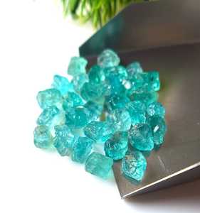 Natural Sky Apatite Rough Gemstone <b>Raw</b> Blue <b>Crystal</b> Apatite Stone For Jewelry Making Bulk Supply Loose Stone - Product Image 3
