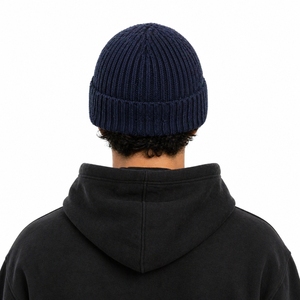 Unisex Custom Color Knit <b>Beanie</b> Cap Soft Warm Winter <b>Hat</b> Stretchable Casual Outdoor <b>Wool</b> Feel Comfortable Headwear Cap - Product Image 2
