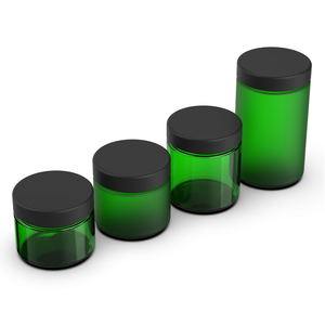 Frasco de Vidrio con Tapa de Rosca de Plástico Resistente a Niños, Hermético y a Prueba de Olores, de 1-4 oz, Color Personalizado, para Envasado de Flores - Product Image 3