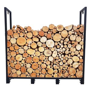 Porta Legna da 1,2 m - Supporto per Legna da Ardere da Interno ed Esterno per Cortile, Patio, Caminetto e Bracieri - Product Image 1
