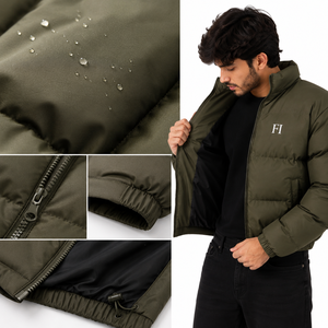 Men’s Padded Winter <b>Jacket</b> Quilted Design Casual Outdoor Coat Puffer Men's <b>Jackets</b> Insulated <b>Waterproof</b> Winter Outerwear OEM ODM - Product Image 5