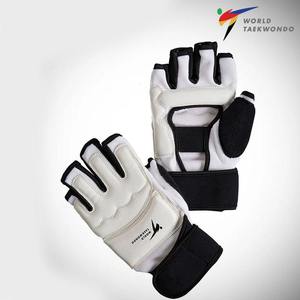 Gants de boxe personnalisés à logo, demi-doigts, en similicuir, pour MMA, arts martiaux, sparring, sans doigts, pour hommes et femmes - Product Image 3