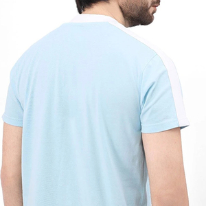 เสื้อยืดคอกลมผู้ชาย ผ้าฝ้าย 100% ระบายอากาศได้ดี เป็นมิตรกับสิ่งแวดล้อม แขนสั้น เสื้อยืดลำลองคอกลมผู้ชาย ทรงปกติ รับผลิตแบบ OEM - Product Image 5