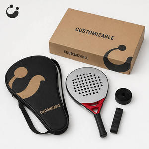 Raqueta de Pádel de Fibra de Carbono 12K con Núcleo de EVA de 38 mm, Diseño Profesional, Logotipo Personalizado para Deportes de Pádel - Product Image 4