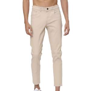 Pantalones Chino Color Caqui Claro para Hombre, Corte Ajustado, Pantalones de Algodón, Ropa Casual Diaria para Hombre, Pantalones de Trabajo de Alto Rendimiento - Product Image 5
