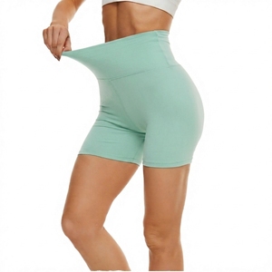 Women's Casual Solid Sport Yoga Short Women Running Short Breathable Quick Dry Gym Short Elastic Solid Color Shorts - Product Image 3