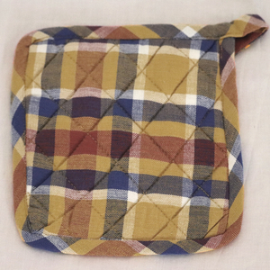 Woven Fabric Made Yarn Dyed Pot Holder <b>Kitchen</b> Accessories 100% Cotton Canvas, Recycled Cotton Pot Holders Supplier in India - Product Image 2