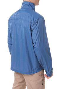 Blouson bomber vintage personnalisé coupe-vent à col montant avec fermeture éclair sur le devant, design à blocs de couleurs contrastées, coupe-vent décontracté pour homme - Product Image 3