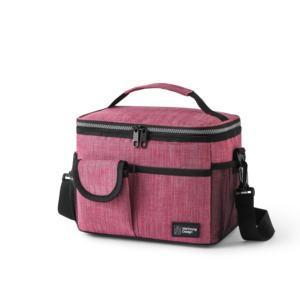 Professional Large Capacity Rose Red <b>Insulated</b> Picnic Bag Waterproof Thermal <b>Lunch</b> <b>Box</b> for Outdoor Travel and Camping - Product Image 4