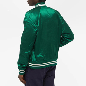 Chaquetas Varsity Personalizadas de Satén de la Mejor Calidad, Nuevas para 2025, Chaqueta de Satén para Hombre en Material Poliéster - Product Image 2