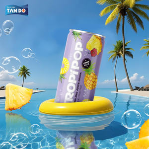 Bebida Carbonatada de Té Sin Azúcar Tropipop de 330 ml, Muestra Gratis, Diseño Gratuito, OEM Disponible - Product Image 3