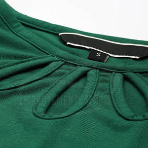 Haut court léger pour femmes de grande taille, tenue décontractée, haut court pour femmes de couleur unie - Product Image 5