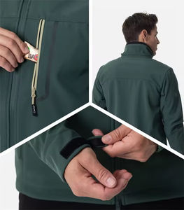 เสื้อแจ็คเก็ตซอฟต์เชลล์ไซส์ใหญ่สำหรับผู้ชาย คุณภาพสูง กันน้ำ บุซับในหนา อุ่นสบาย เหมาะสำหรับฤดูหนาวและกิจกรรมกลางแจ้ง - Product Image 5