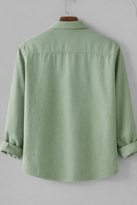 Chemise de luxe pour homme en mélange de lin – Chemise d'été légère et confortable pour la collection décontractée et de plage - Product Image 4