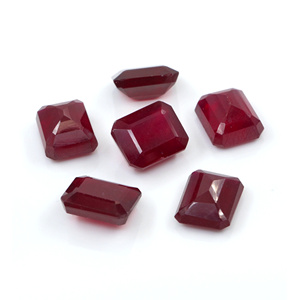 Rubis naturels de Bangkok, octogones calibrés 10x12mm, pierres précieuses de rubis naturelles facettées pour la fabrication de bijoux, prêtes à l'emploi - Product Image 3