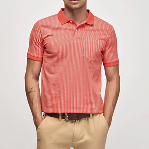 Polo pour hommes en promotion – Personnalisable avec logo, coupe décontractée, tissu jersey respirant, design tendance - Product Image 1