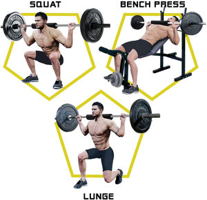 Coussin de protection épais et robuste pour haltères de fitness, pour squats, équipement de musculation, protection du cou et des épaules, 10 kg, 20 kg - Product Image 6