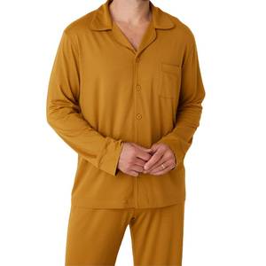 Fabricante Directo de Pijamas para Hombre, Conjunto de Algodón Suave y Transpirable, Ropa de Dormir Tejida, Ropa para el Hogar, Proveedor OEM - Product Image 1