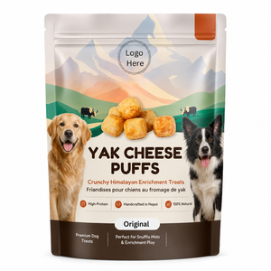 Snacks Premium Orgánicos de Yak del Himalaya para Perros, OEM ODM, Seguros, Altos en Proteínas, Crujientes, Empaque Personalizado, Venta al por Mayor - Product Image 1