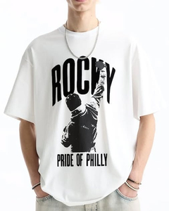 T-shirt en coton pour homme, col rond, épaules tombantes, coupe carrée, 200 g/m², bords coupés, effet délavé vintage, personnalisable, OEM - Product Image 4
