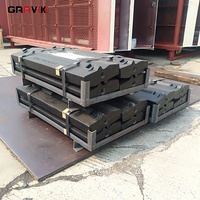 Pièces de concasseur à percussion Terex POWERSCREEN MPS Cedarapids Pegson 428 Finlay I-1310, barres de frappe certifiées ISO9001, 1000 kg