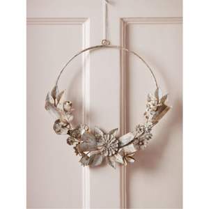 Guirnalda Floral Metálica Vintage para Pared, Adorno Colgante de Hierro Dorado Antiguo para Decoración de Bodas, Fiestas, Hogar y Navidad - Product Image 1