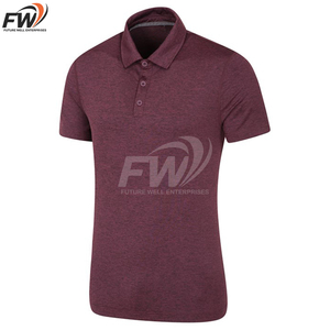 เสื้อโปโลผู้ชายทรงสลิมฟิต OEM ขายดี ระบายอากาศได้ดี แห้งเร็ว แฟชั่นใหม่ สั่งทำได้ แบบเรียบ - Product Image 5