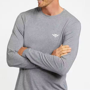 T-shirt à manches longues 100% coton Coupe classique pour homme Tissu respirant Idéal pour toutes les saisons - Product Image 4