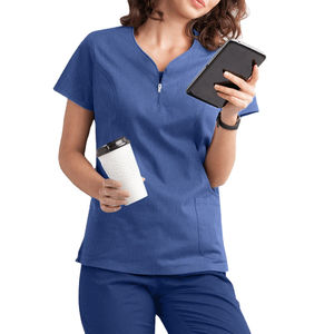 Wholesale Custom Scrubs <b>Nursing</b> Uniform Tops Clinical Medical Scrubs Uniforms Medical Scrubs Tops for Hospital - Product Image 2