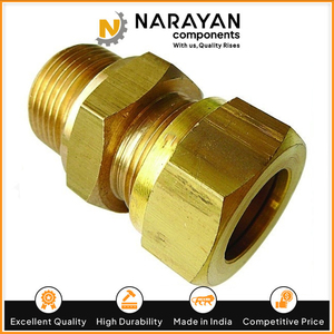 ข้อต่อเกลียวทองเหลืองแบบตัวผู้สำหรับท่อและงานอุตสาหกรรม - Product Image 2