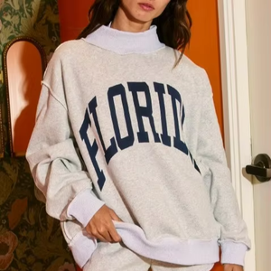 Nouvelle Collection – Pull Oversize Réversible à Col Roulé pour Femme, Manches Longues, avec Logo Personnalisé Brodé ou Imprimé – Idéal Automne/Hiver - Product Image 6