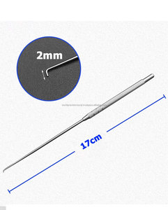 Gancho de Acero Inoxidable WPS para Eliminar Cera de Oídos, Herramienta Recta Tipo Pistola para Cerumen, Otoscopio ENT, Instrumento Quirúrgico para Limpieza Hospitalaria - Product Image 4