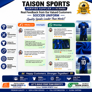 ชุดฟุตบอลชายพรีเมียม ผ้าโพลีเอสเตอร์ 140 GSM แห้งเร็ว ไม่หดตัว คอวี เสื้อทีม กางเกงขาสั้น ปักชื่อ เบอร์ โลโก้ได้ - Product Image 6