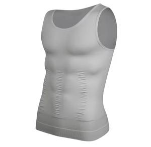 Camiseta sin Mangas de Punto para Hombre, Cuello Redondo, Color Sólido, Transpirable, Estilo Casual, Material de Spandex y Poliéster - Product Image 1