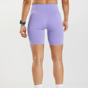 Shorts de Yoga para Mujer de Alta Calidad, Secado Rápido, Antiarrugas, Cintura Elástica, Cintura Media, Ligeros, Cómodos, Spandex/Nailon, Corte Holgado - Product Image 2