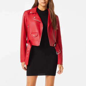 Comfortable Casual Street Wear Genuine <b>Leather</b> <b>Jacket</b> For Women High Quality Stylish <b>Leather</b> <b>Jacket</b> For Winter OEM Wholesale - Product Image 3