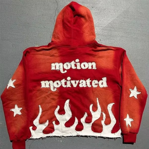 Sudadera con Capucha Extra Grande para Hombre, Diseño Personalizado, Algodón, Unisex, Venta al Por Mayor, Sudadera con Capucha Personalizable para Invierno, Sudadera con Capucha Desgastada para Hombre - Product Image 2