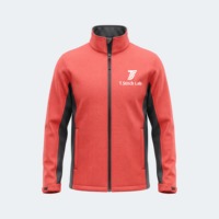 Veste softshell unisexe personnalisée avec logo, streetwear, imperméable, coupe-vent, fermeture éclair intégrale, légère, respirante, séchage rapide