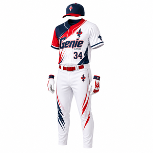 ชุดเบสบอลสำหรับนักกีฬา ออกแบบด้วยผ้าที่ระบายอากาศได้ดี สวมใส่สบาย คุณภาพเชื่อถือได้ เหมาะสำหรับการฝึกซ้อมเบสบอลประจำวัน - Product Image 3