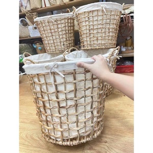 Handmade Bamboo <b>Basket</b> Eco Friendly Storage <b>Basket</b> Wholesale Supplier - Product Image 6