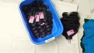 Extensiones de Cabello Humano Remy Indio de Alta Calidad Sin Procesar, Estilo Ondulado Profundo, Precio al por Mayor desde Chennai - Product Image 3