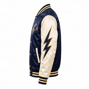 Veste bomber en satin de soie personnalisée de qualité supérieure pour hommes, veste bomber matelassée en satin, nouvelle mode et nouveau style, veste en satin - Product Image 3