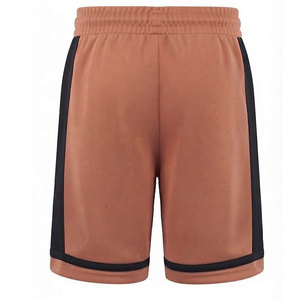 Pantalones Cortos de Baloncesto Color Durazno Oscuro para Hombre, Nueva Llegada 2026, Tela Ligera, Costuras Reforzadas, Ropa Deportiva Estética - Product Image 2