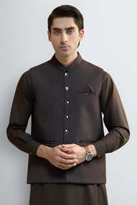 Conjunto de Kurta Clásico Étnico para Bodas, Tallas y Diseños Personalizados, Conjunto de Kurta de Moda con Chaleco, Ropa India y Pakistaní, Atuendo Elegante - Product Image 2