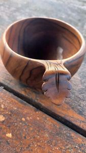Colección de Tazas y Cuencos de Madera Natural, Artículos de Madera Hechos a Mano, Accesorios Ecológicos para Servir Café y Té - Product Image 6