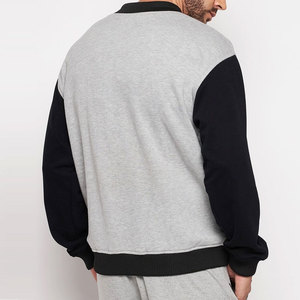 Veste universitaire en molleton confortable et personnalisable avec logo frontal, haute qualité, manches longues pour hommes, prix de gros bas - Product Image 2