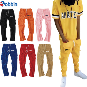 Unique Style Men <b>Trouser</b> Custom Streetwear Men's Cargo Pants Pockets Stacked Pant Men Casual Mens Jogging Pants Sweatpants - Product Image 6